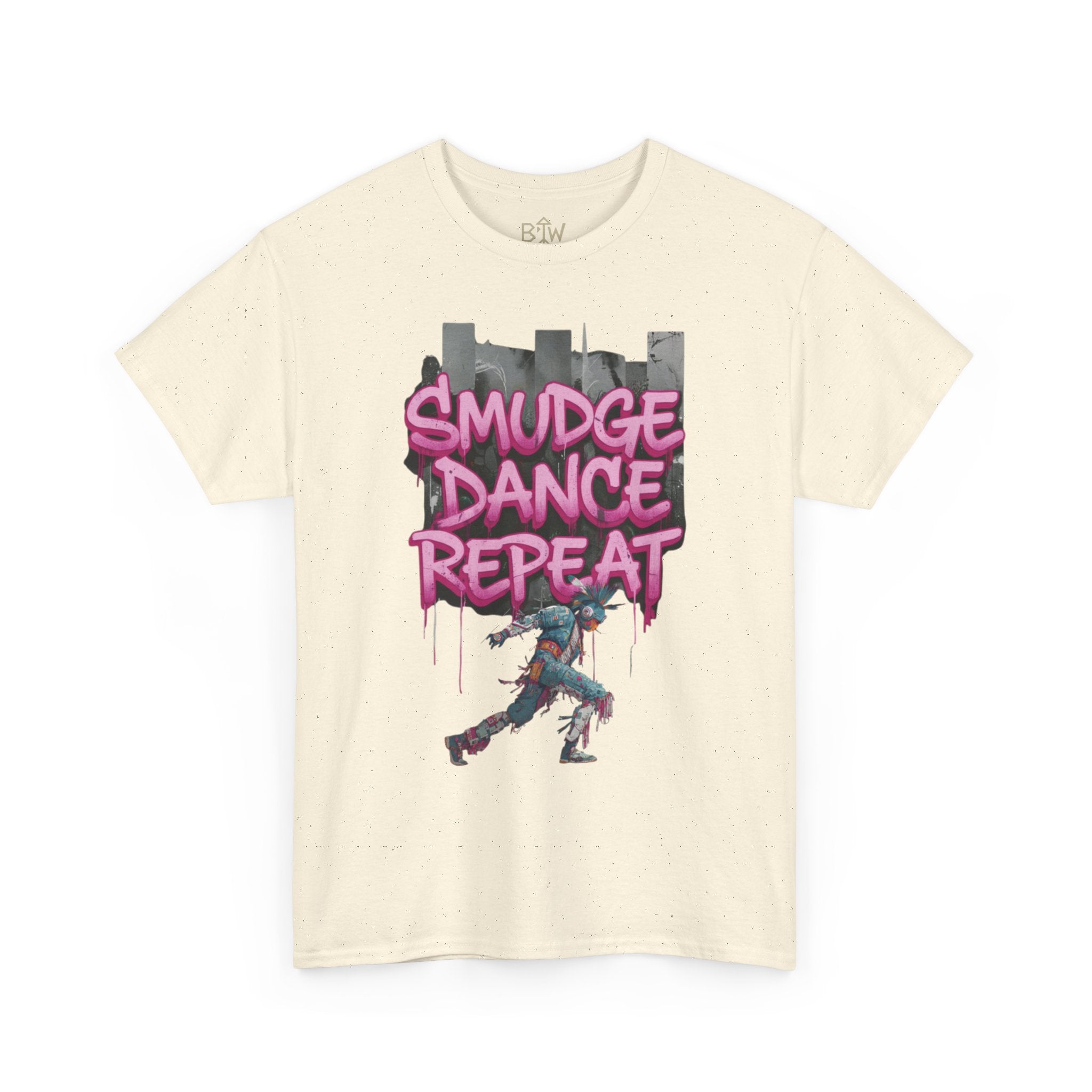 Smudge Dance Repeat T-Shirt — Street Art Graphic Tee