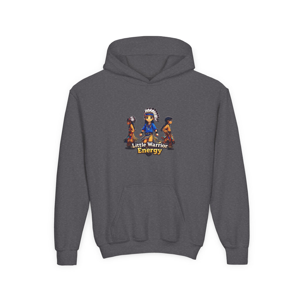 Youth Hoodie — Little Warriors Energy Graphic Pullover