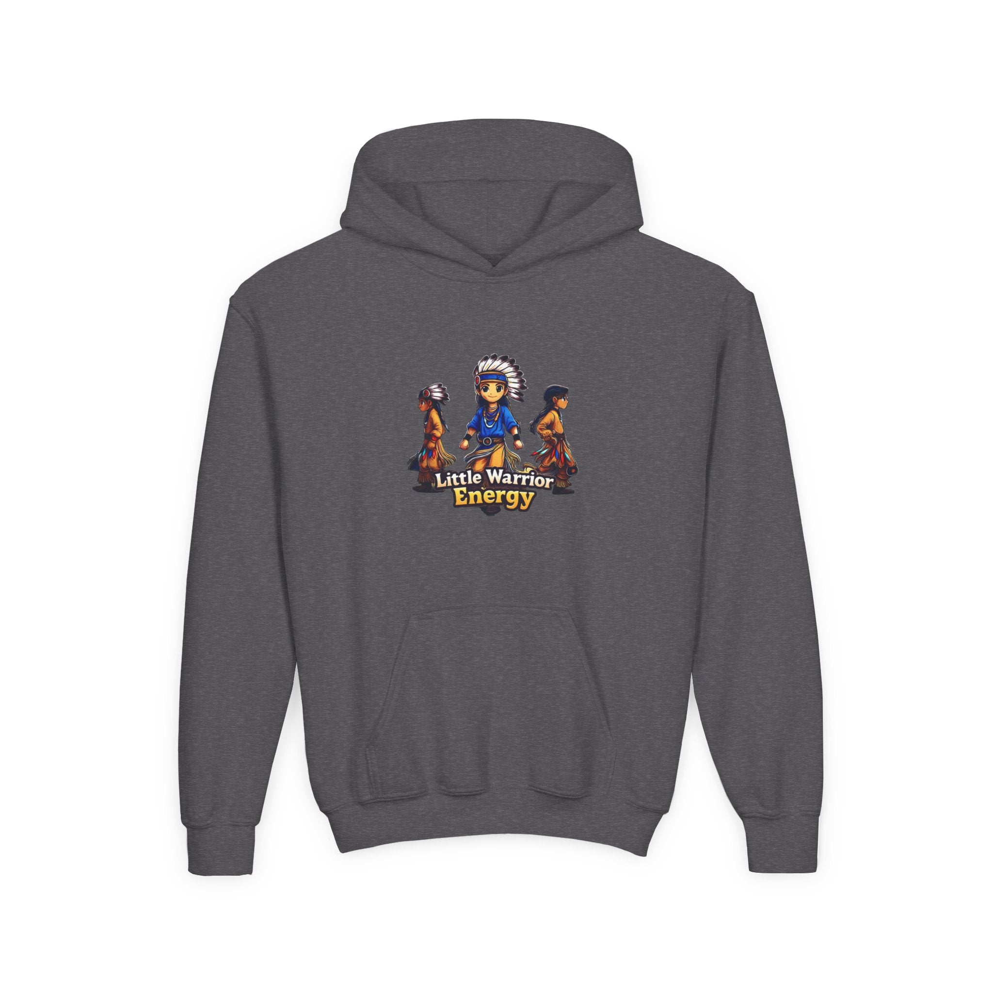 Youth Hoodie — Little Warriors Energy Graphic Pullover