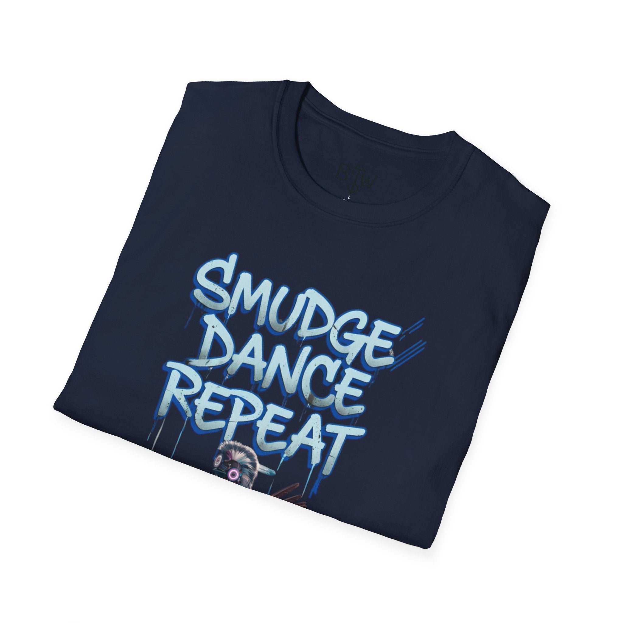 Smudge Dance Repeat T-Shirt — Tribal Dancer Graphic Tee