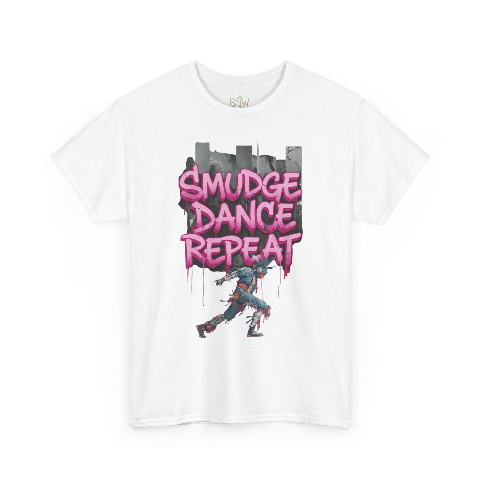 Smudge Dance Repeat T-Shirt — Street Art Graphic Tee