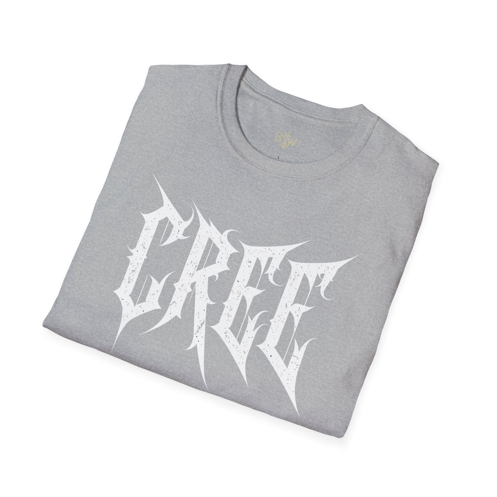 Cree Gothic Metal Logo T-Shirt