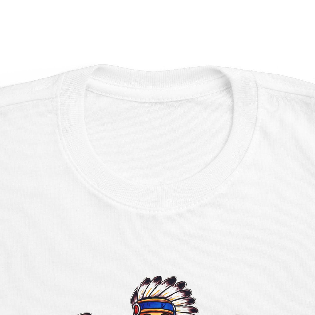 Toddler Tee — "Little Warrior Energy" Native Kids Graphic Shirt