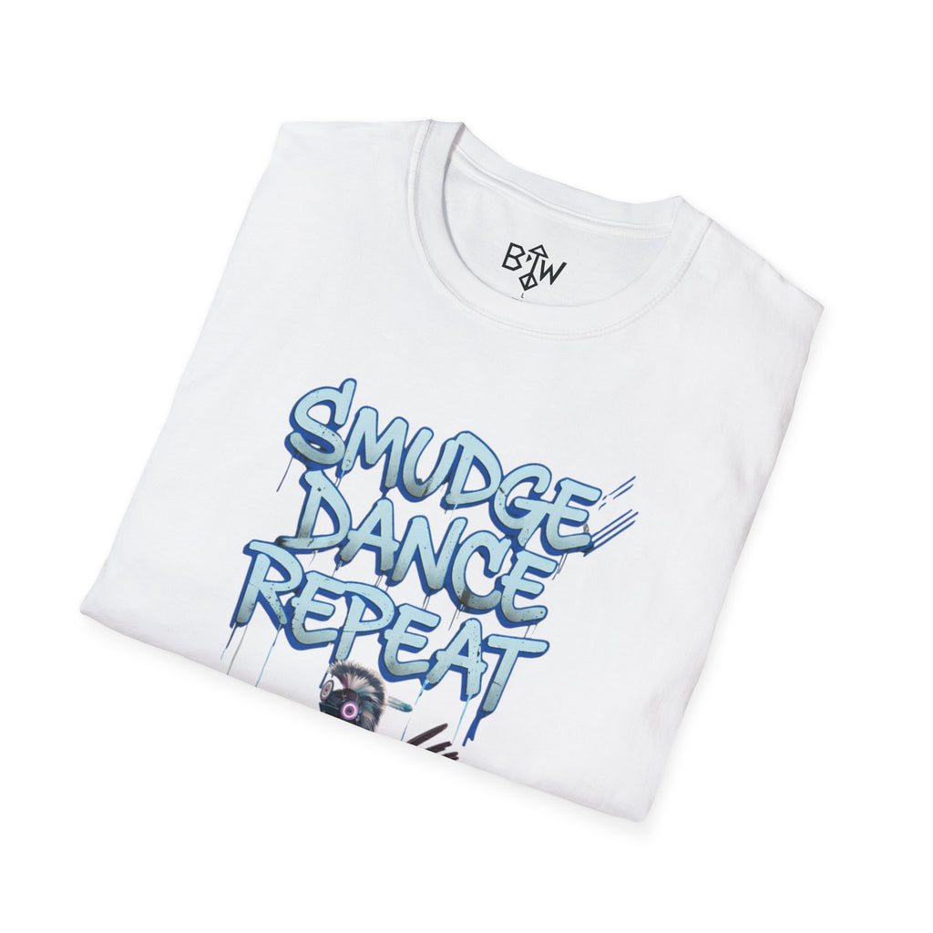 Smudge Dance Repeat T-Shirt — Tribal Dancer Graphic Tee