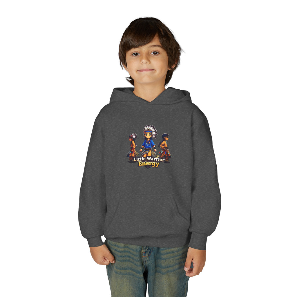 Youth Hoodie — Little Warriors Energy Graphic Pullover