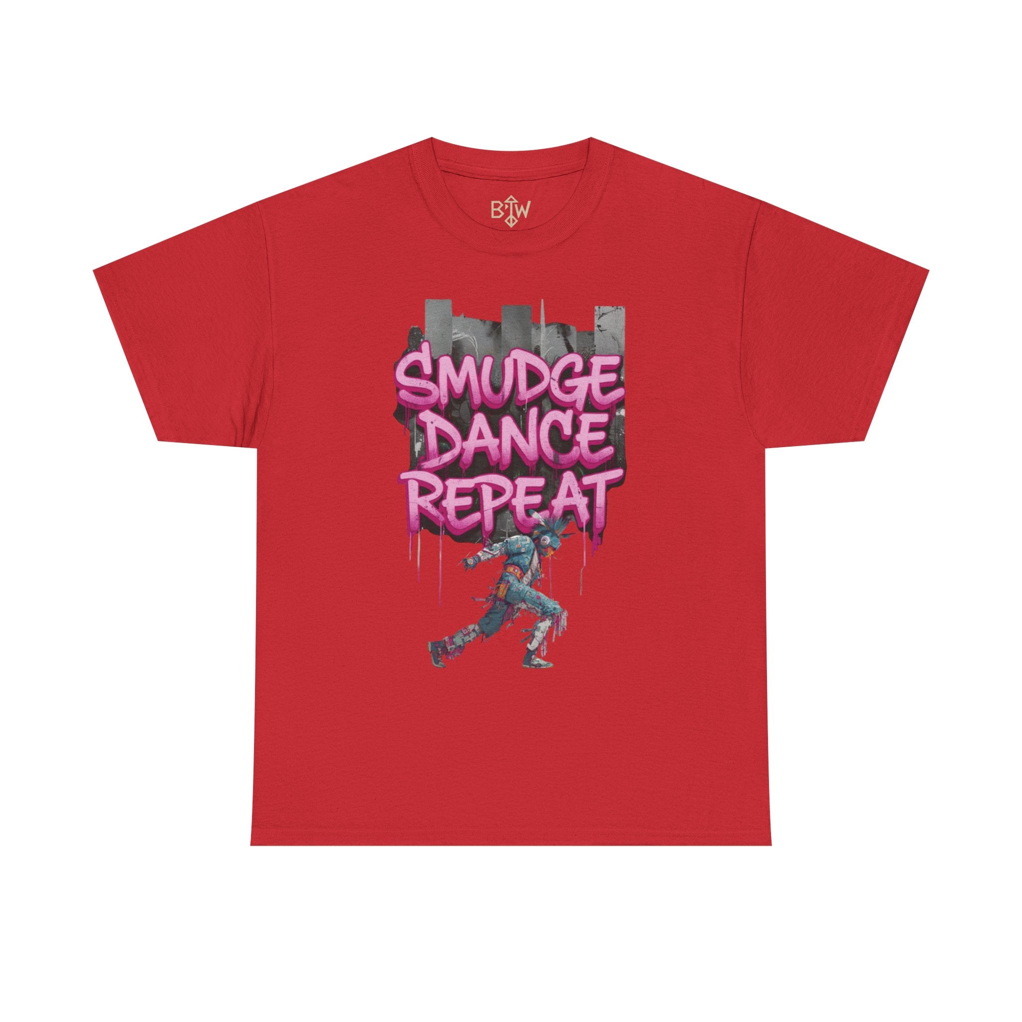 Smudge Dance Repeat T-Shirt — Street Art Graphic Tee