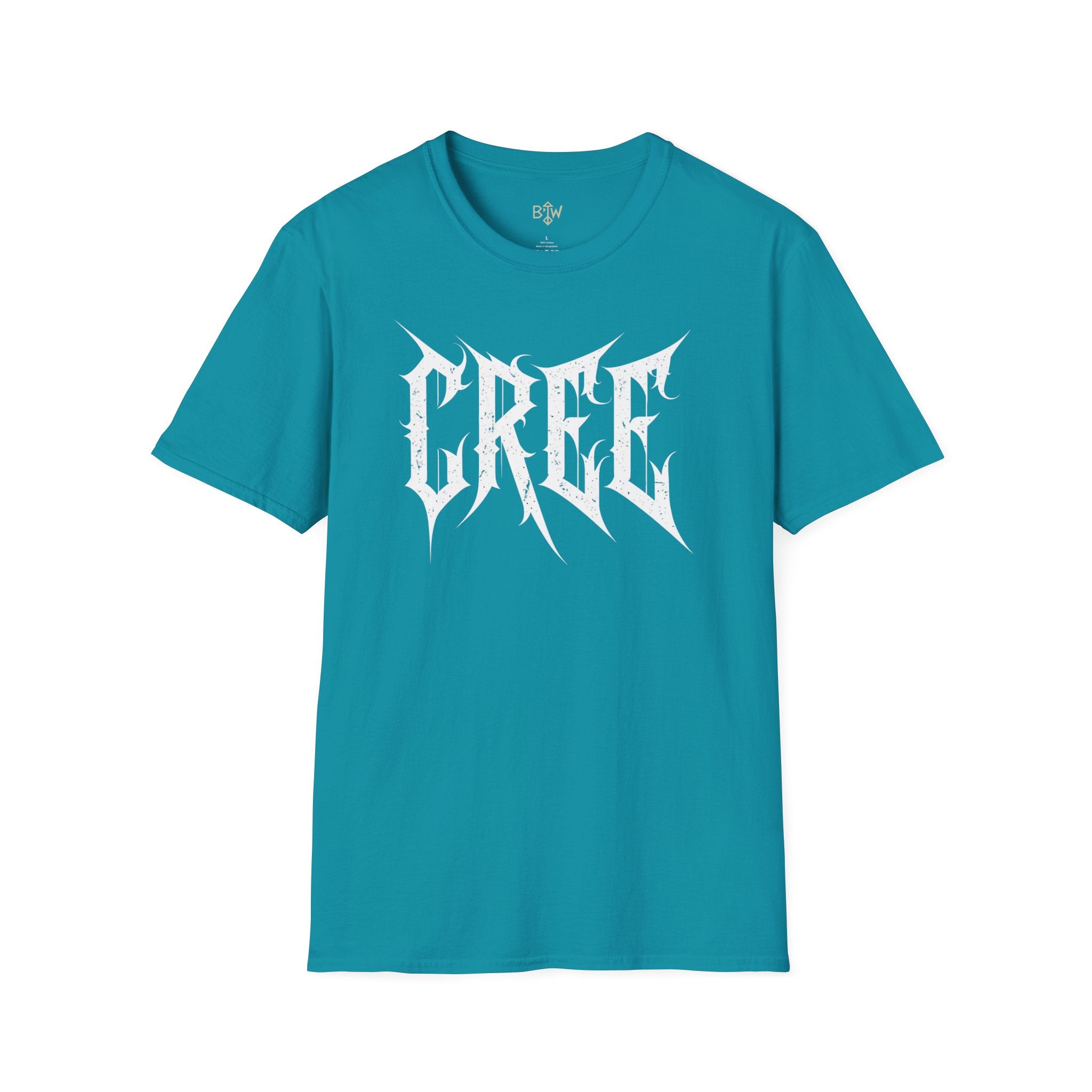 Cree Gothic Metal Logo T-Shirt