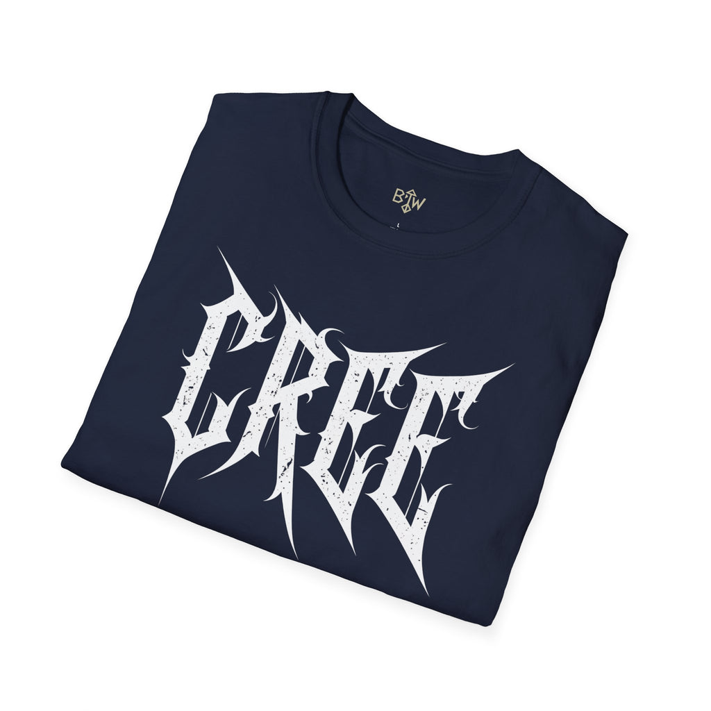 Cree Gothic Metal Logo T-Shirt