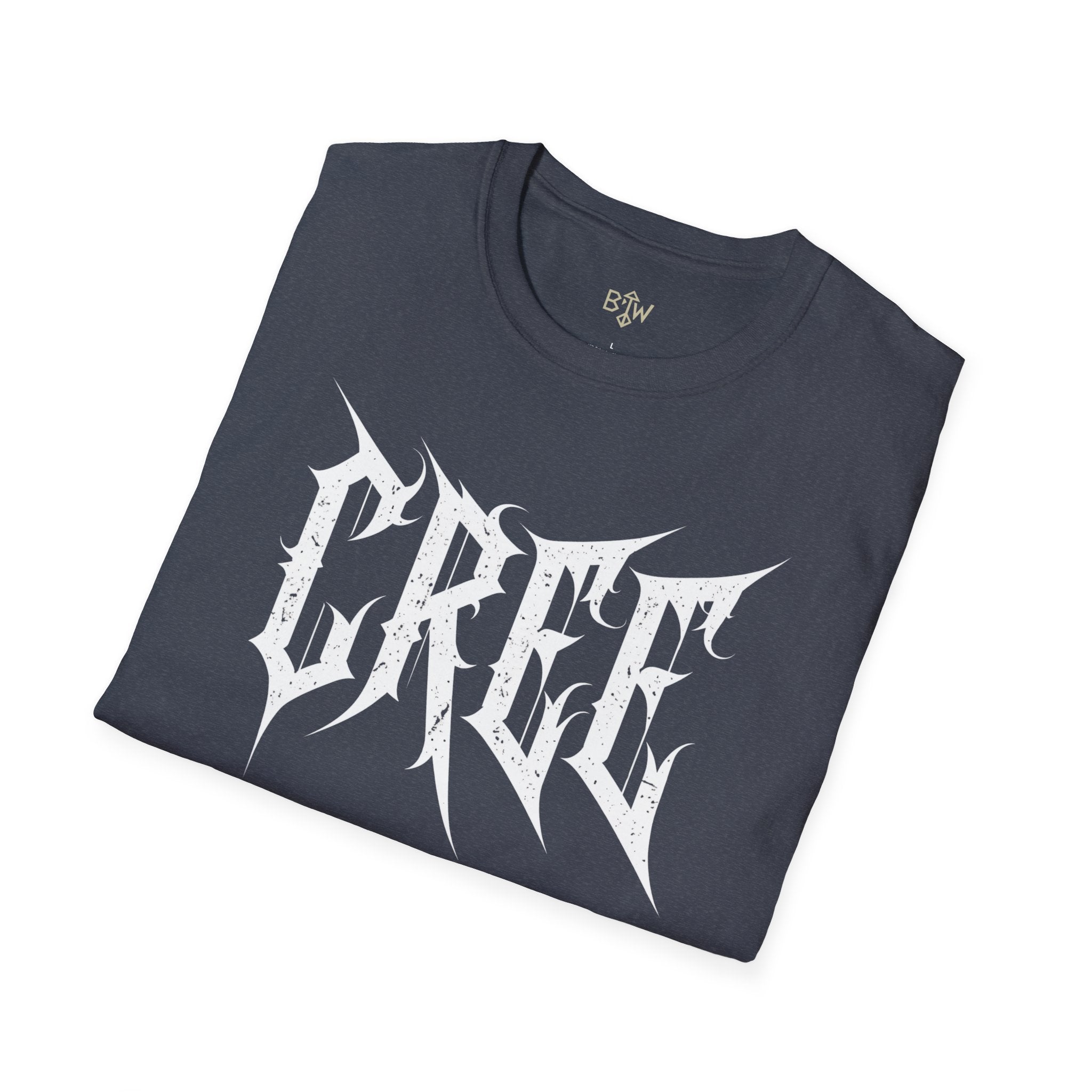 Cree Gothic Metal Logo T-Shirt