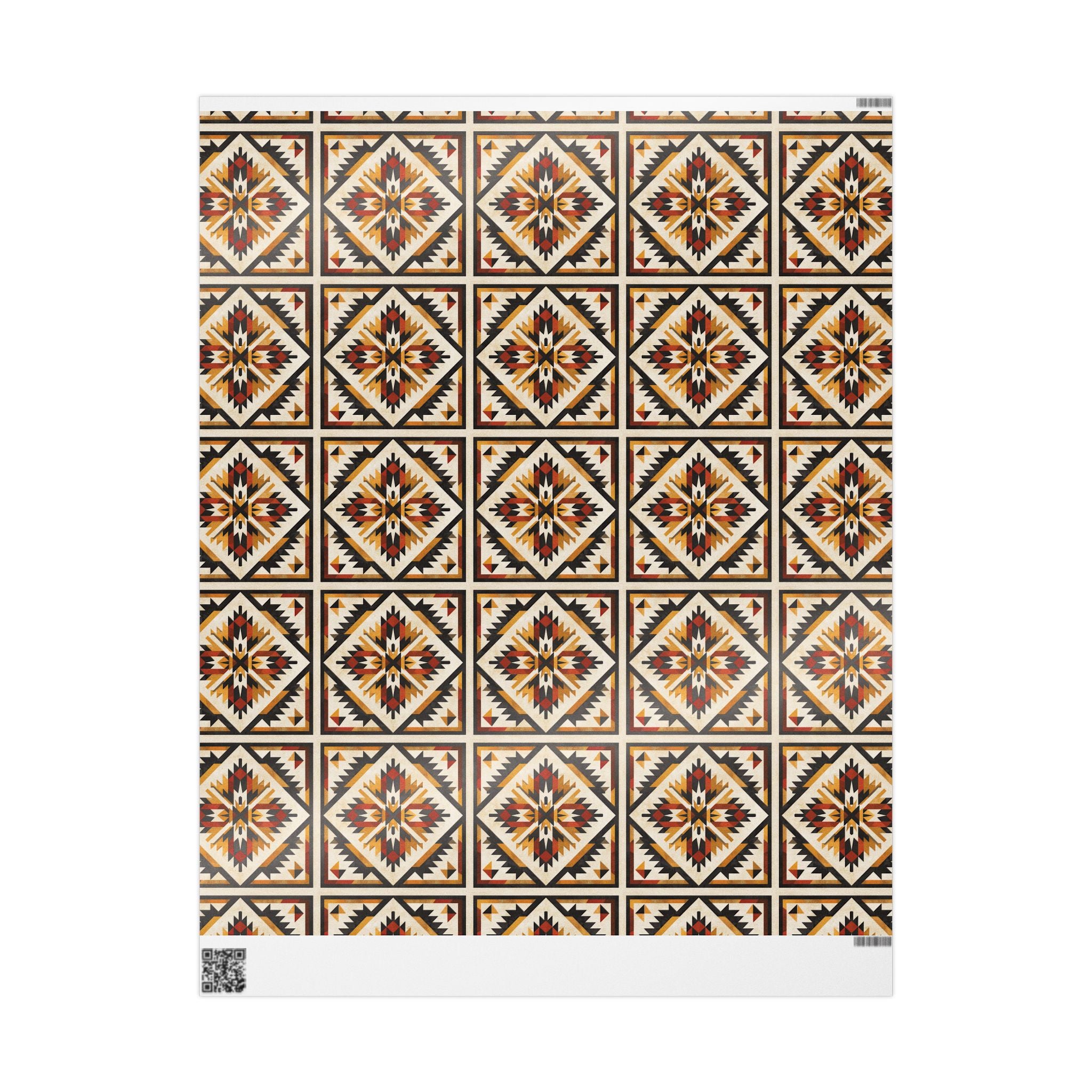 Sacred Directions – Cree Geometric Wrapping Paper