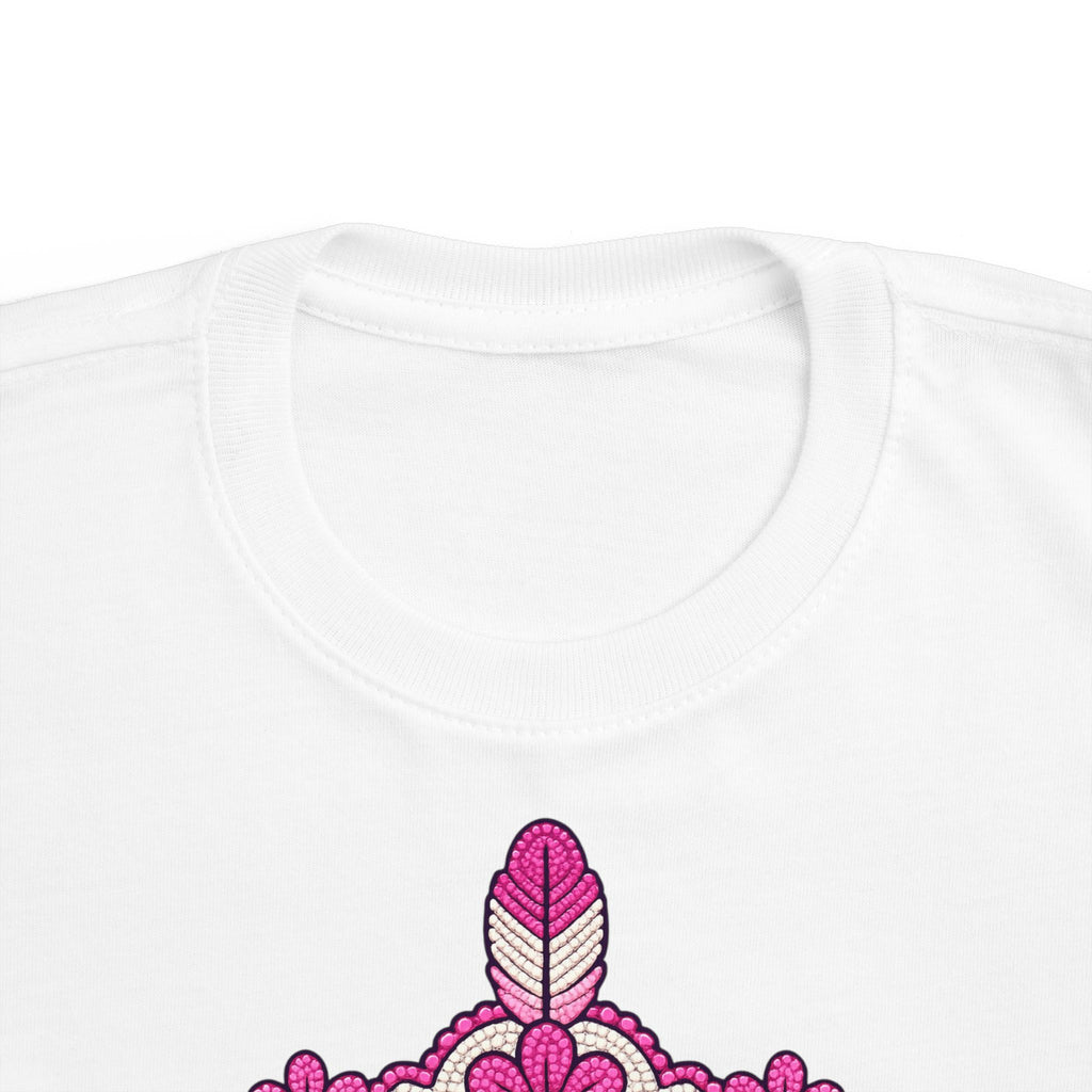 Toddler Princess Crown Tee — Pink 'Princess' Graphic Kids Shirt