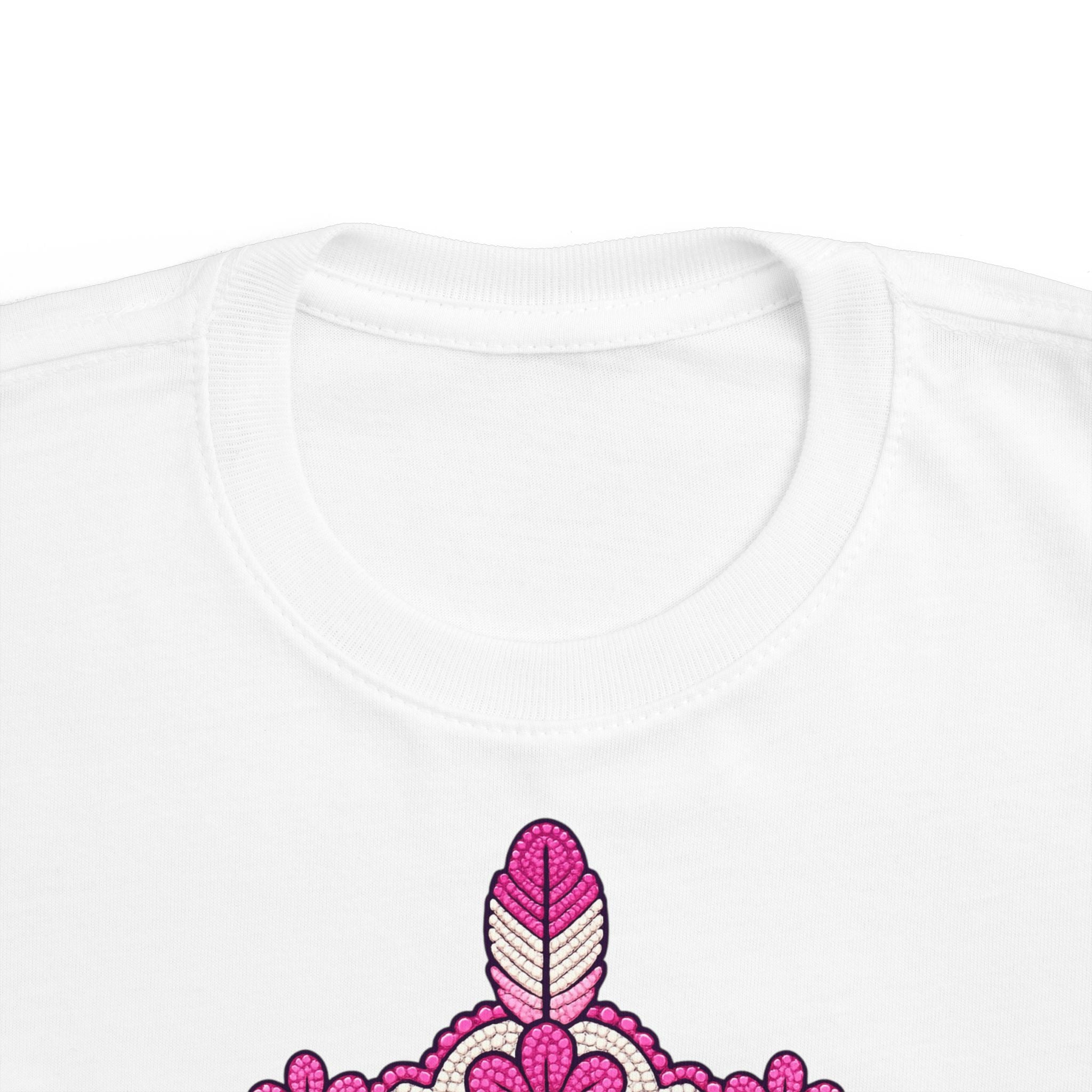 Toddler Princess Crown Tee — Pink 'Princess' Graphic Kids Shirt