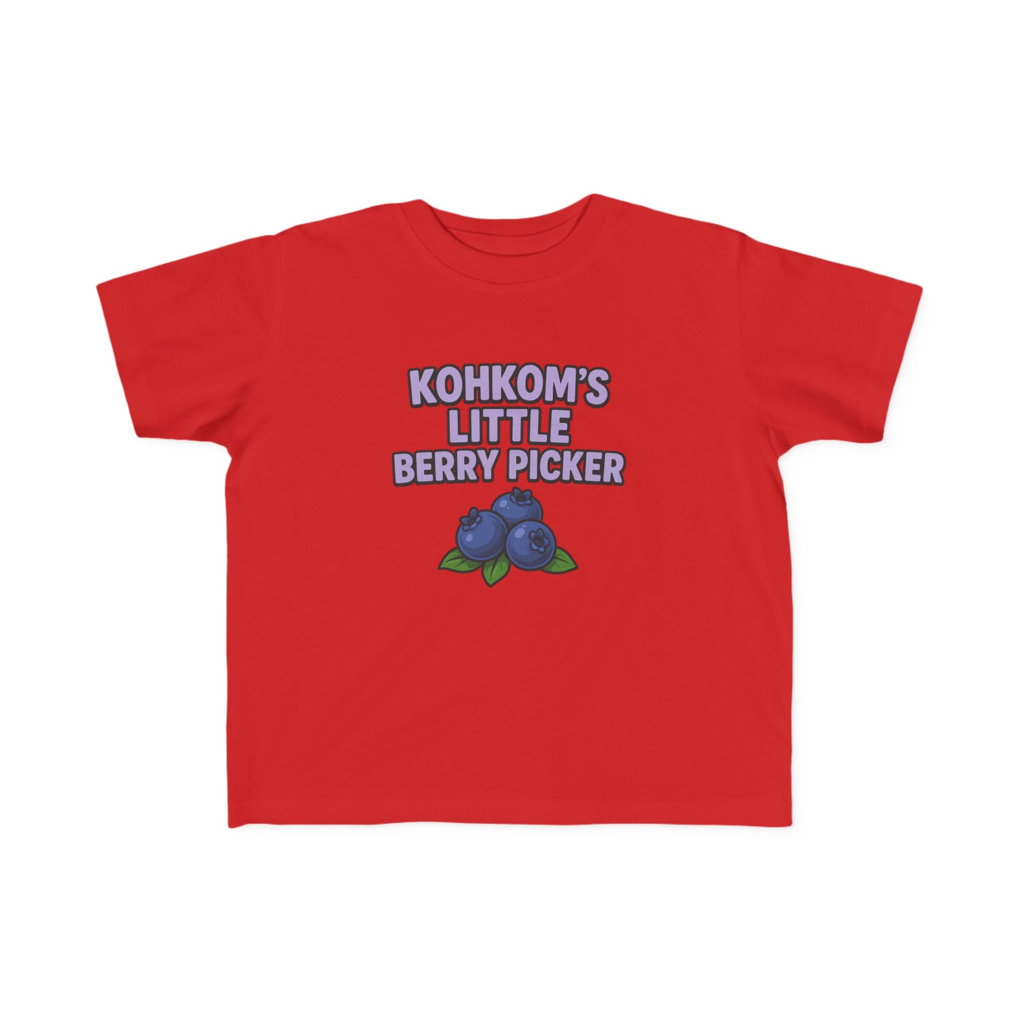 KohKom’s Little Berry Picker Toddler Tee