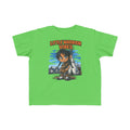 Toddler T‑Shirt — "Little Warrior Vibes" Cute Cartoon Tribal Adventure Tee