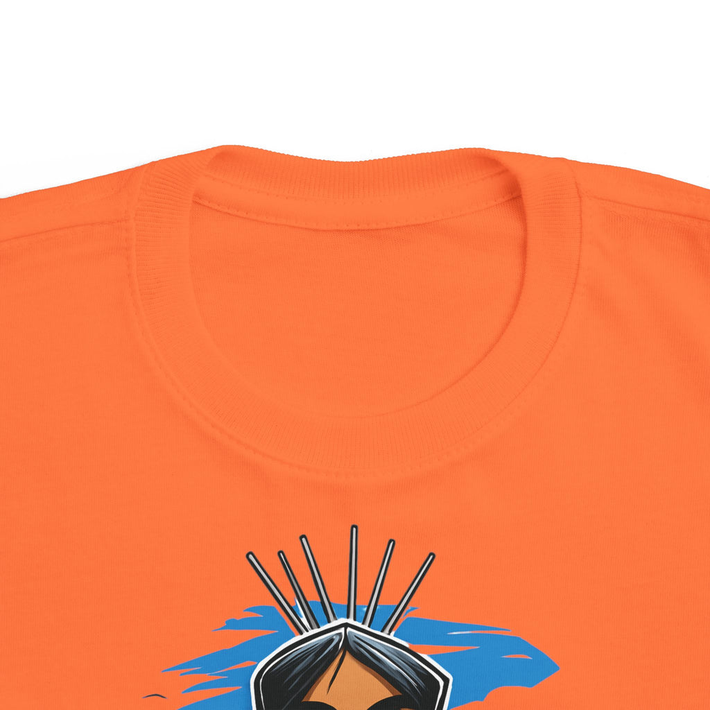 Little Warrior Vibes Toddler Tee — Cute Native-Inspired Character Shirt for Kids