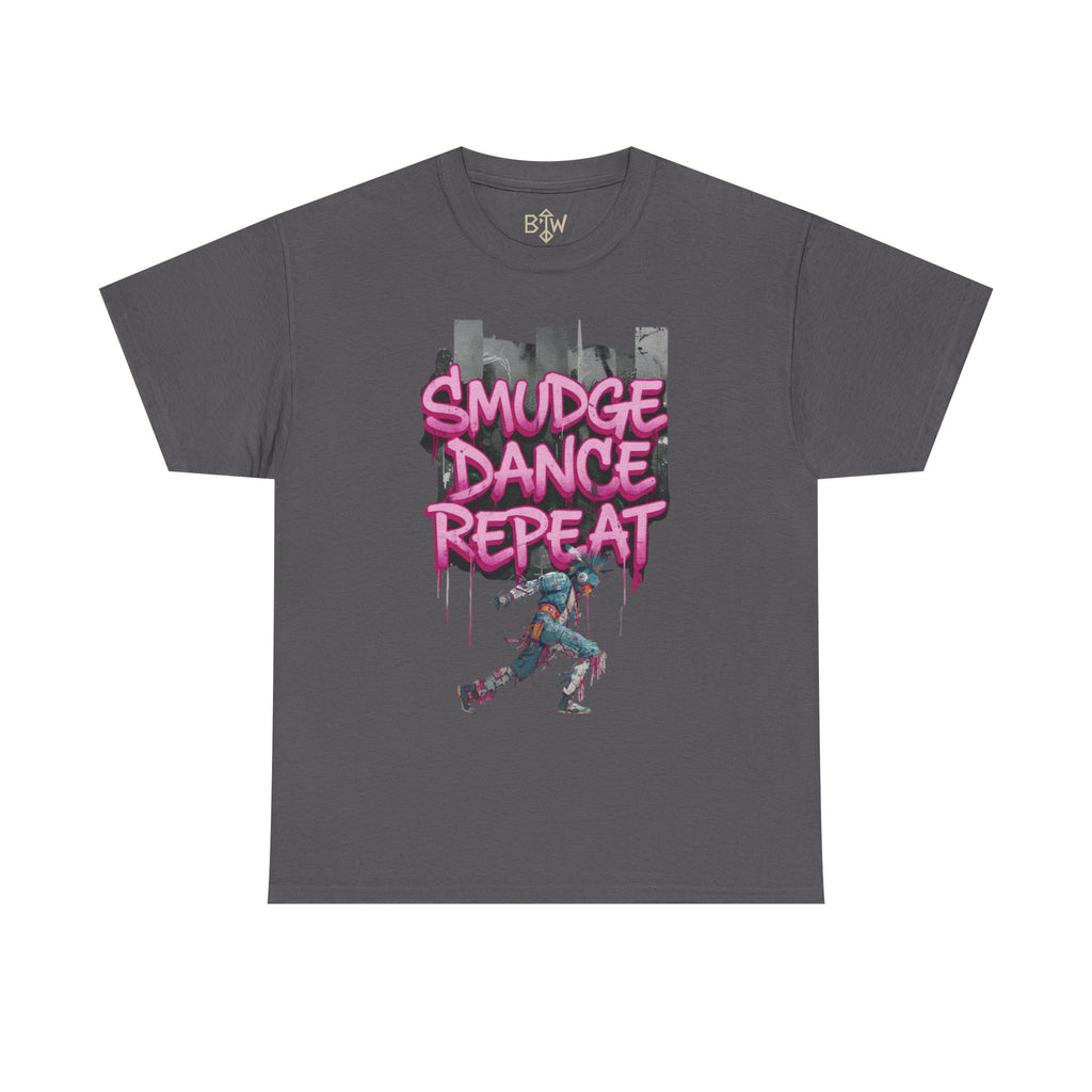 Smudge Dance Repeat T-Shirt — Street Art Graphic Tee