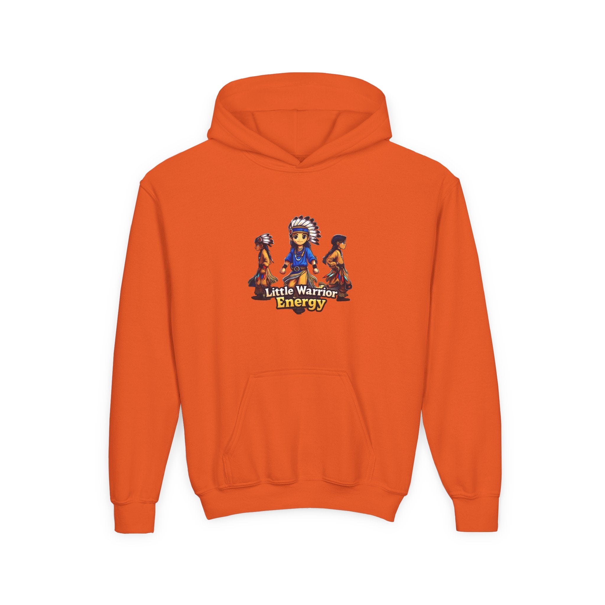 Youth Hoodie — Little Warriors Energy Graphic Pullover