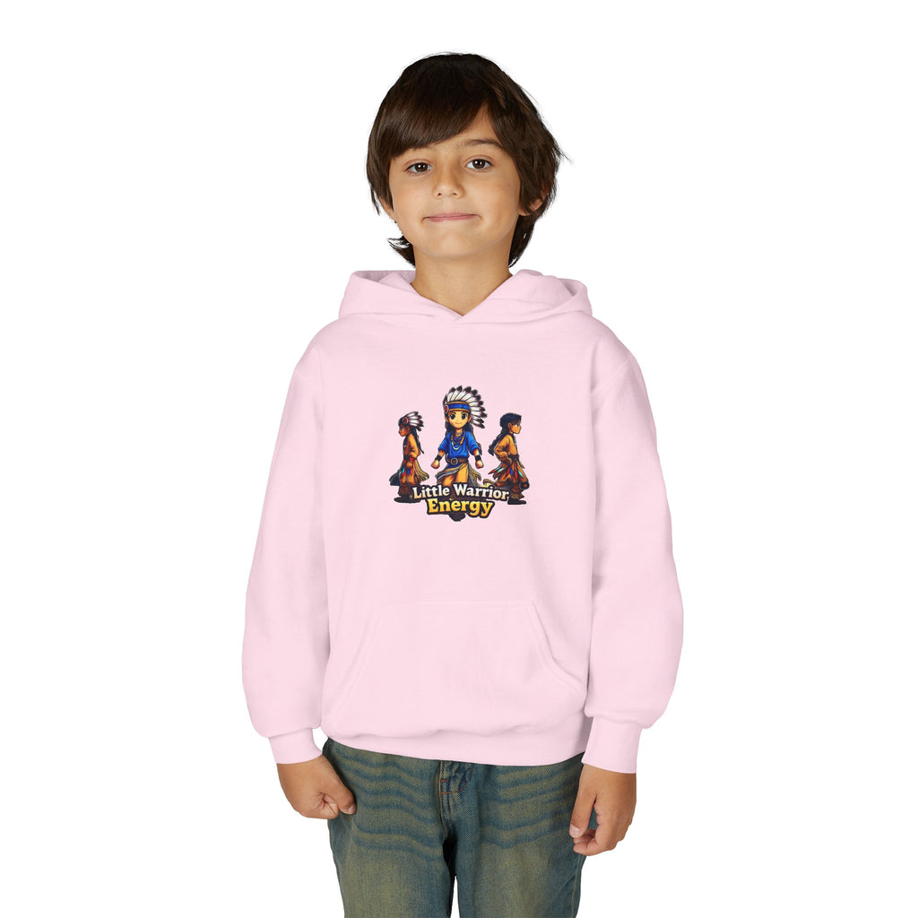 Youth Hoodie — Little Warriors Energy Graphic Pullover