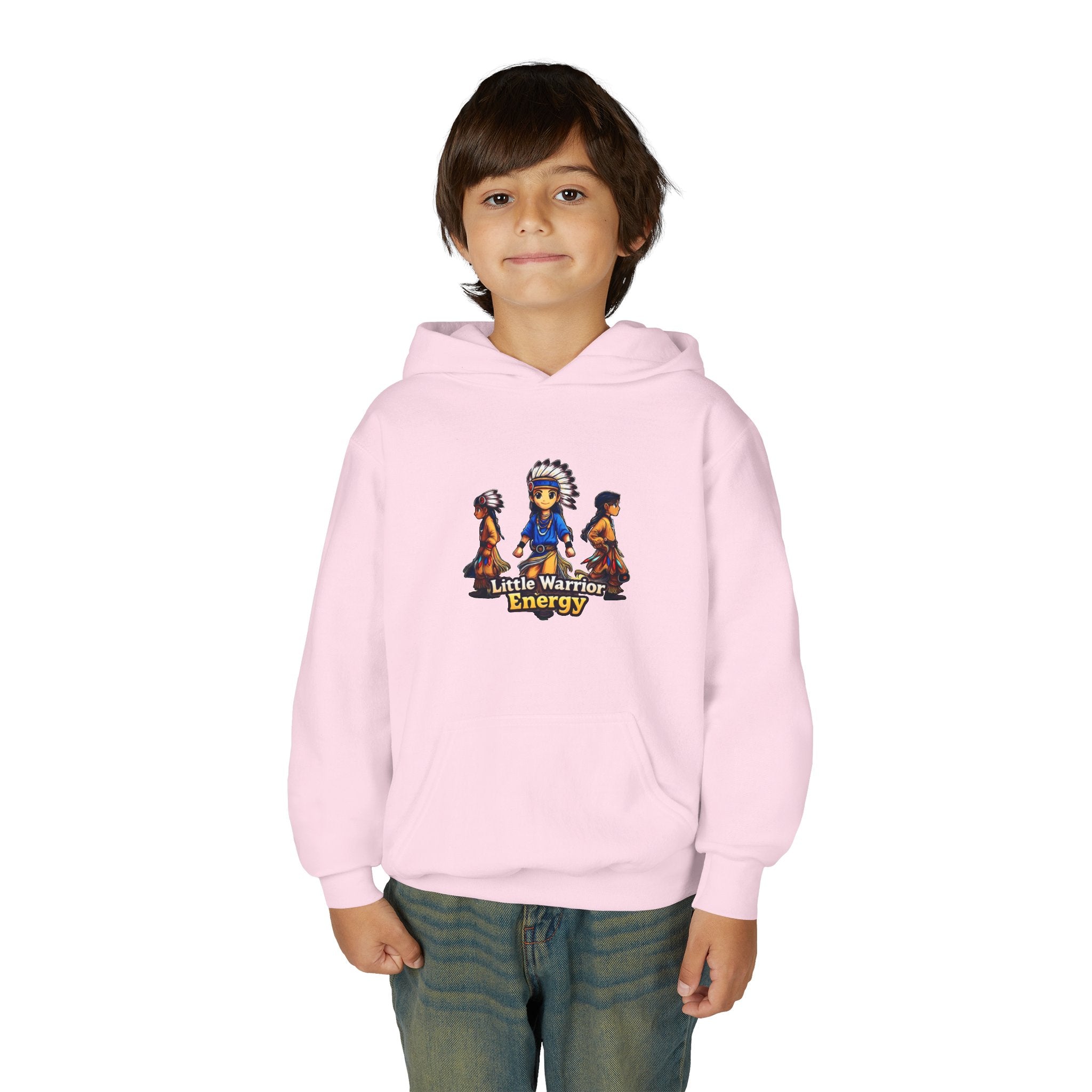 Youth Hoodie — Little Warriors Energy Graphic Pullover