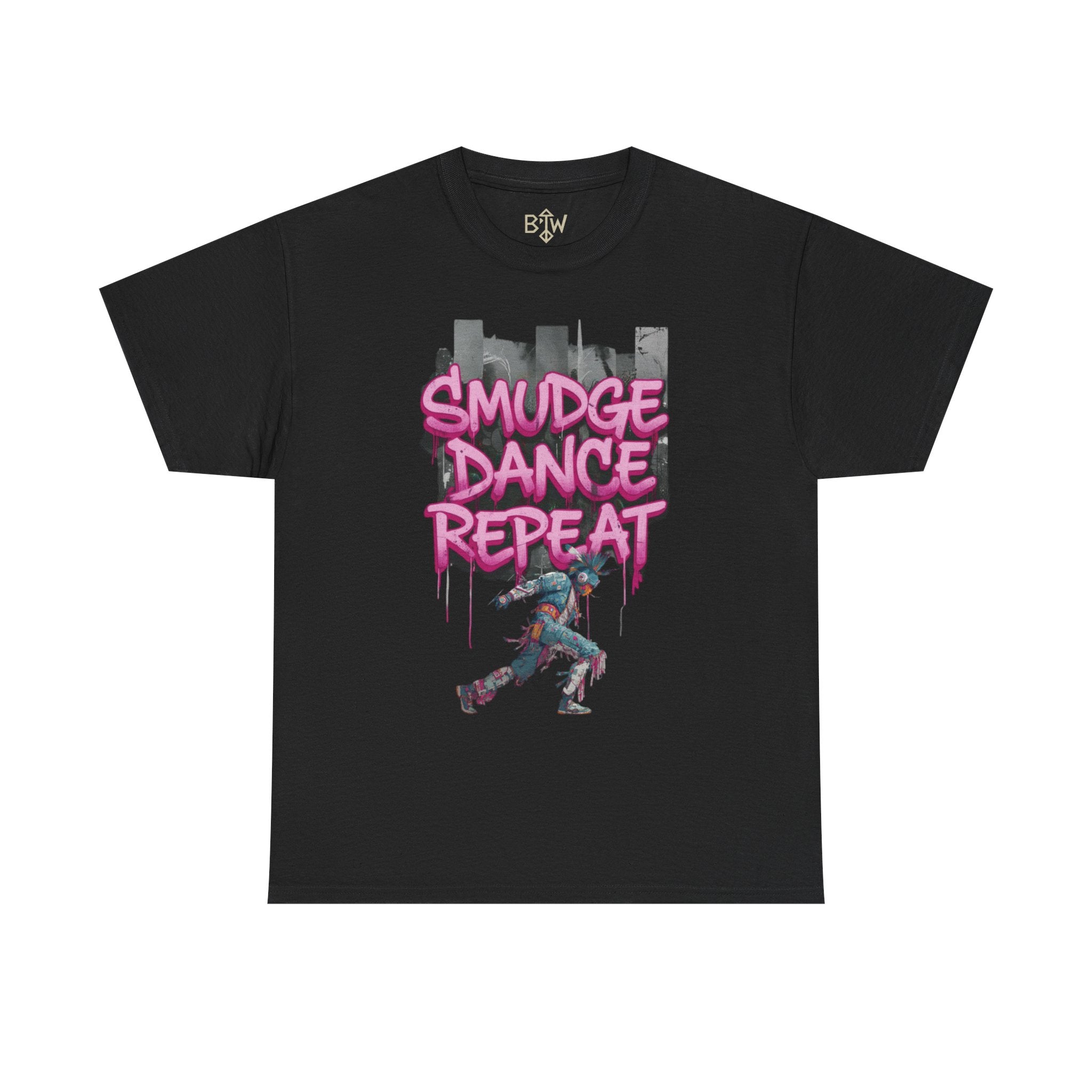 Smudge Dance Repeat T-Shirt — Street Art Graphic Tee