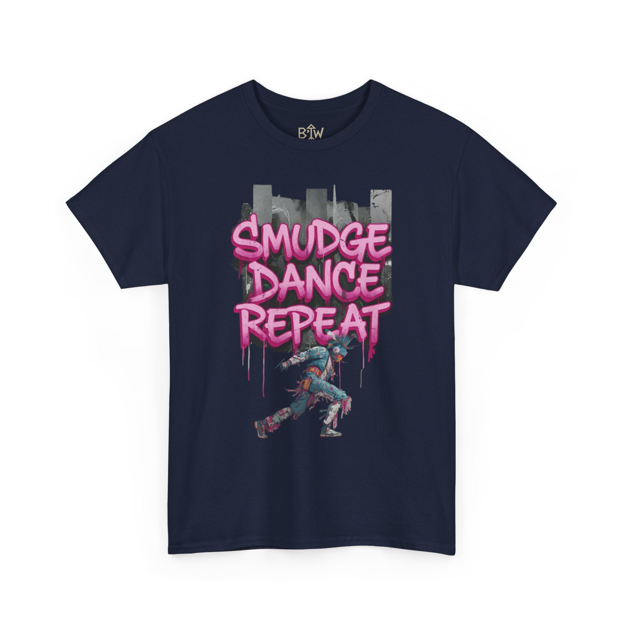 Smudge Dance Repeat T-Shirt — Street Art Graphic Tee