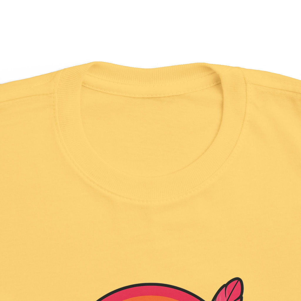 Princess Crown Toddler Tee — Colorful Rainbow Kids Shirt