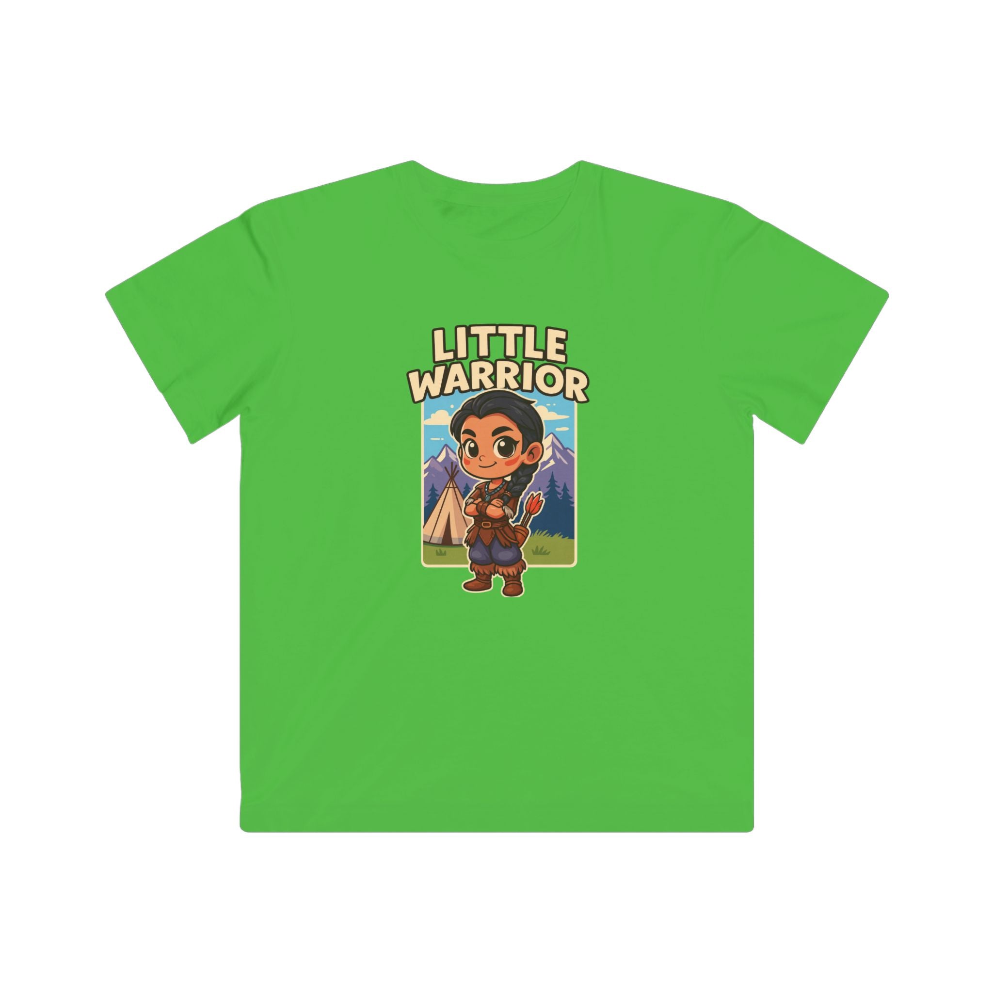 Little Warrior Kids T‑Shirt — Cute Adventure Graphic Tee for Boys & Girls
