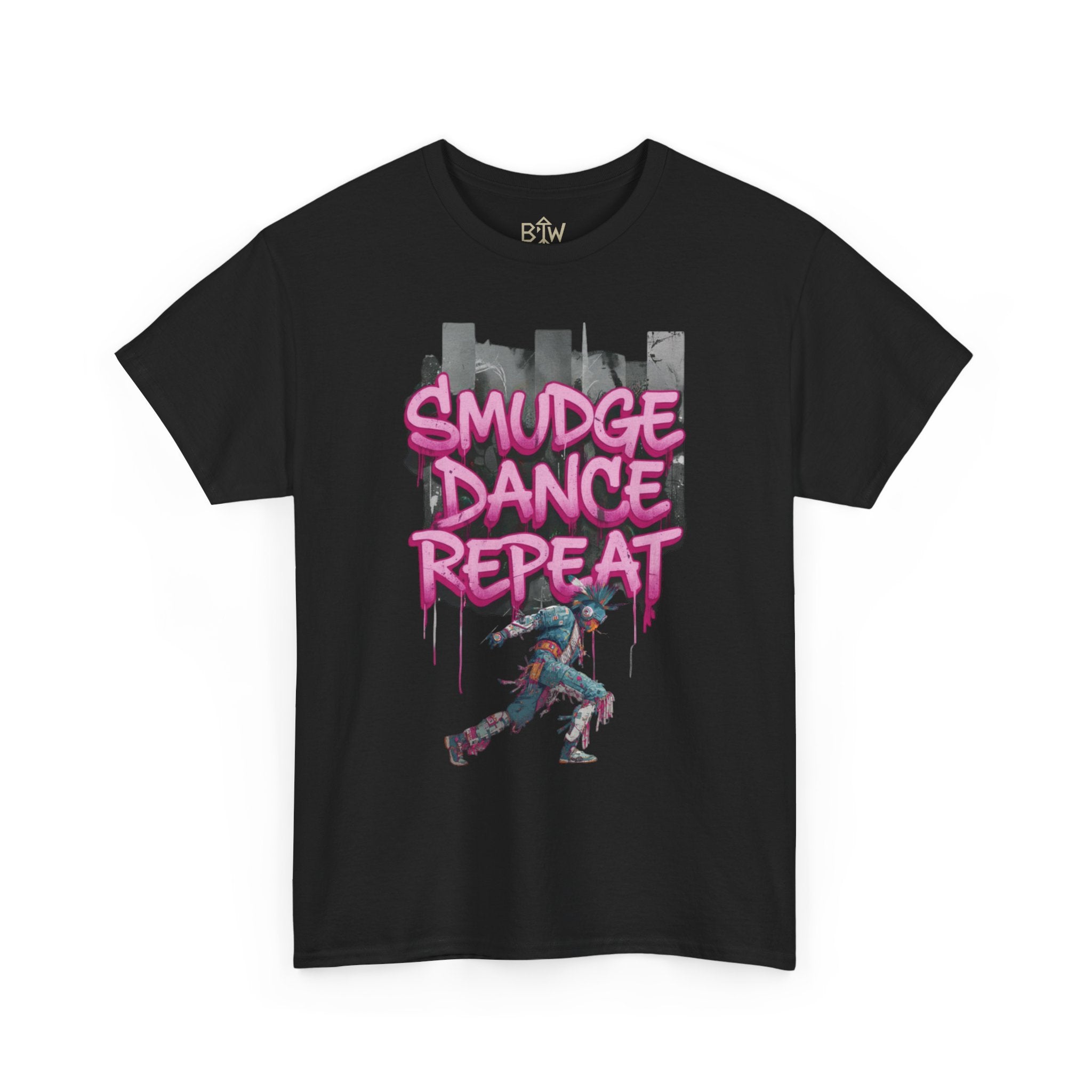 Smudge Dance Repeat T-Shirt — Street Art Graphic Tee
