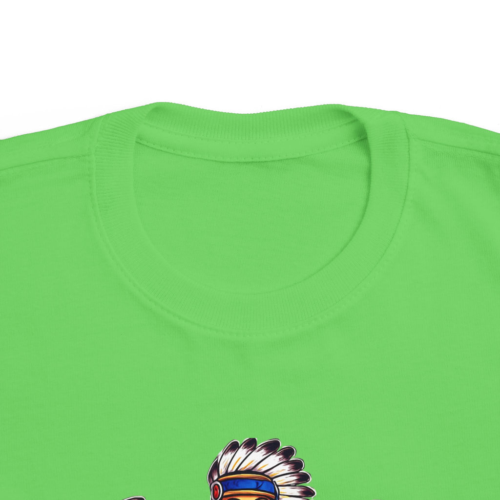 Toddler Tee — "Little Warrior Energy" Native Kids Graphic Shirt