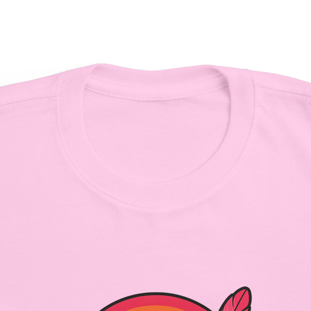 Princess Crown Toddler Tee — Colorful Rainbow Kids Shirt