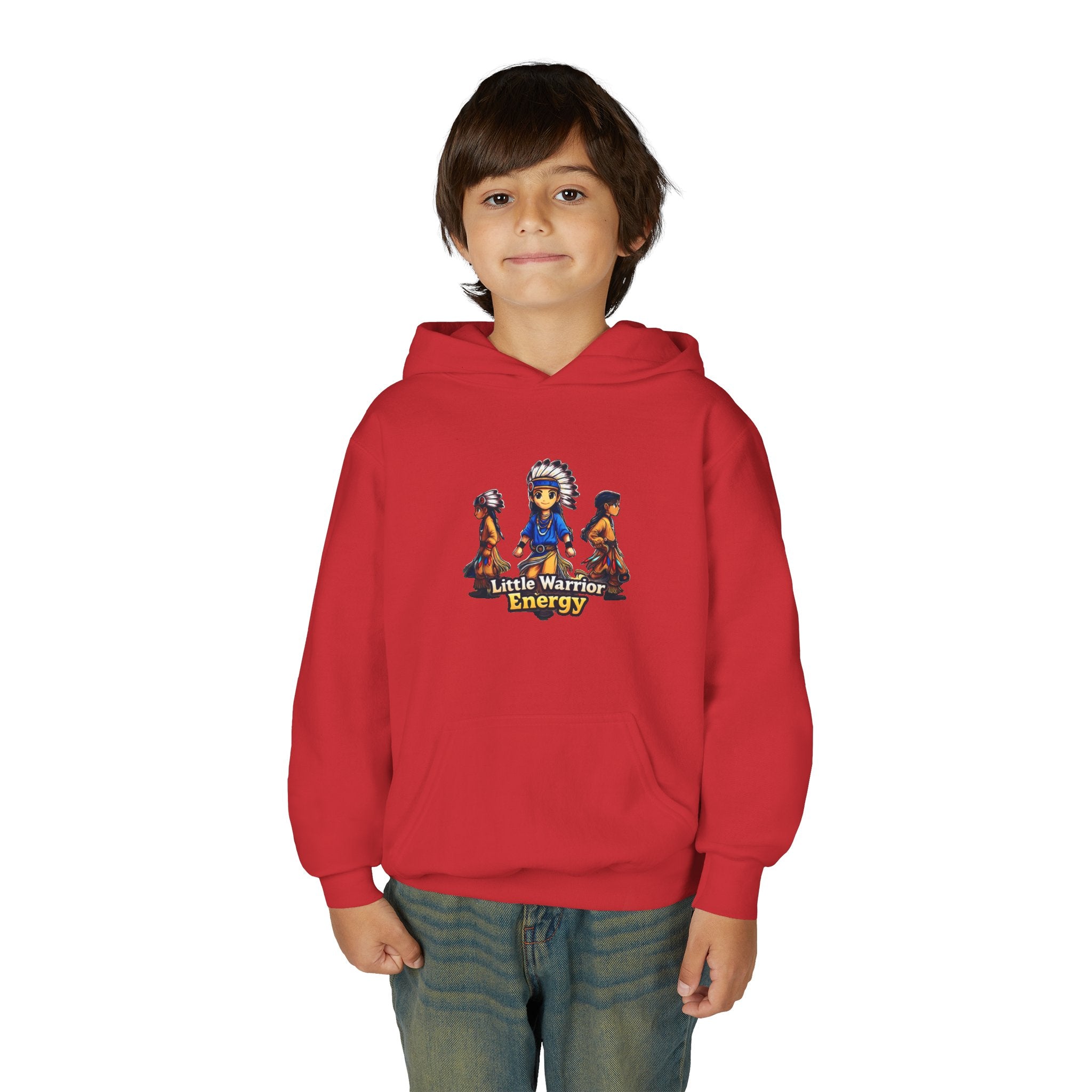 Youth Hoodie — Little Warriors Energy Graphic Pullover