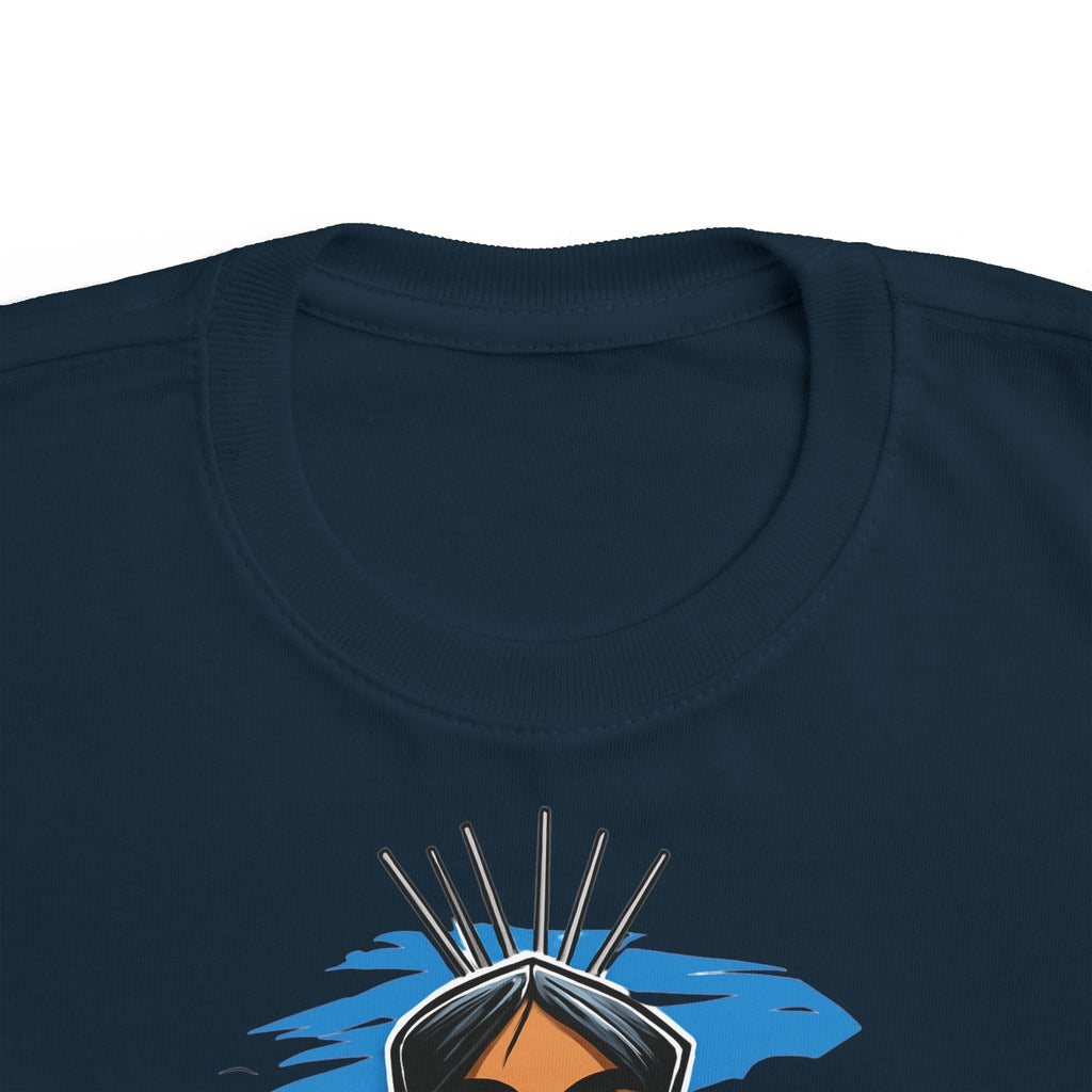 Little Warrior Vibes Toddler Tee — Cute Native-Inspired Character Shirt for Kids