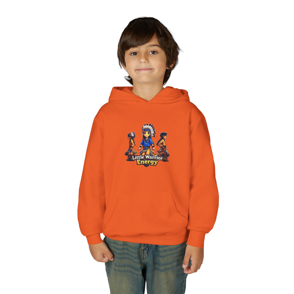 Youth Hoodie — Little Warriors Energy Graphic Pullover