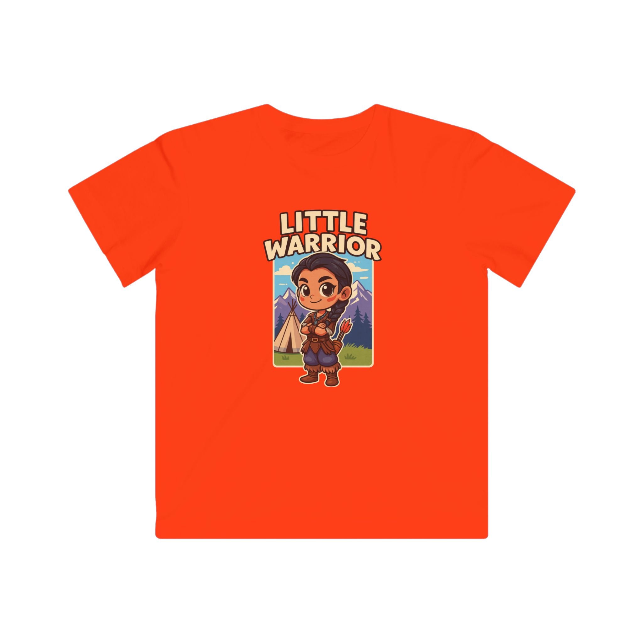 Little Warrior Kids T‑Shirt — Cute Adventure Graphic Tee for Boys & Girls