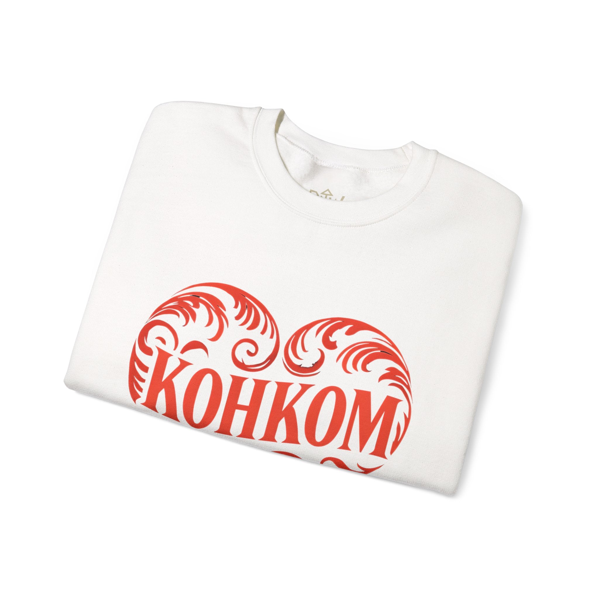 KOHKOM Heart Crewneck Sweatshirt — Floral Tribal Grandma Gift