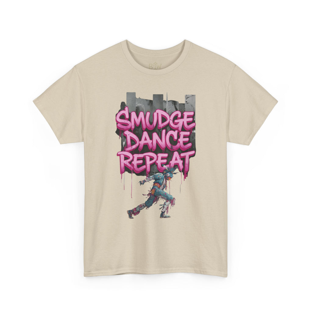 Smudge Dance Repeat T-Shirt — Street Art Graphic Tee